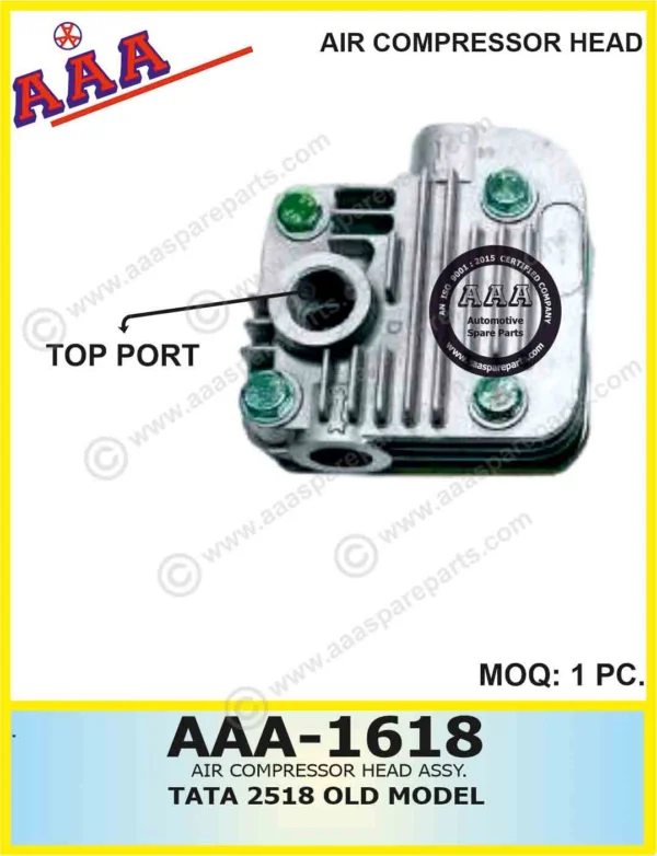 AIR COMPRESSOR HEAD ASSY. TATA 2518 TOP PORT