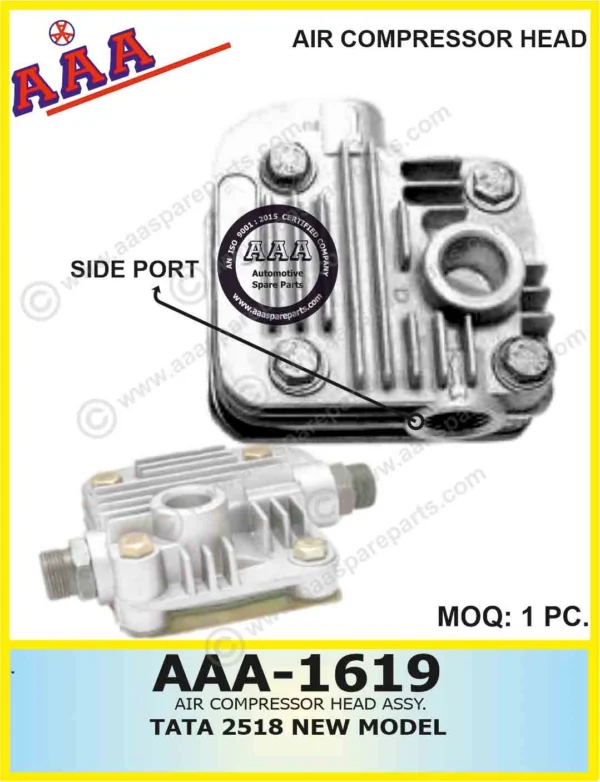 AIR COMPRESSOR HEAD ASSY. TATA 2518 SIDE PORT