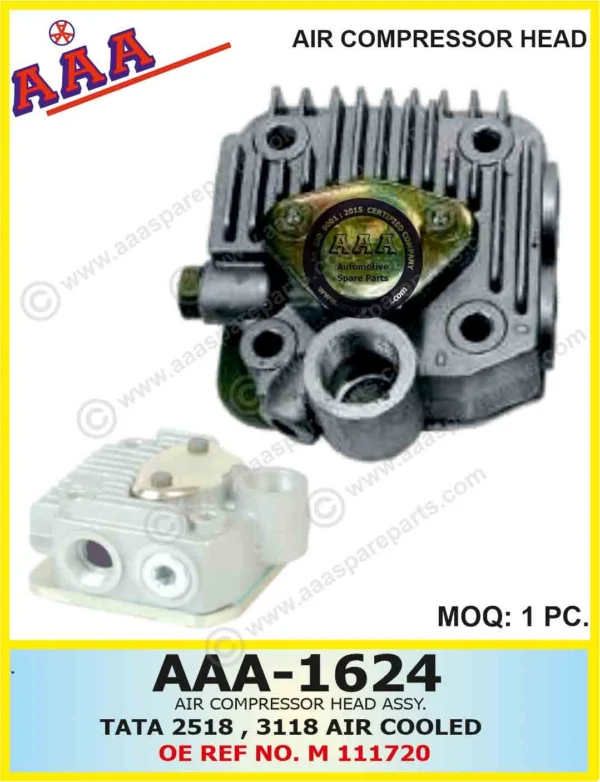 AIR COMPRESSOR HEAD ASSY. TATA 2518 , 3118 (AIR COOLED)