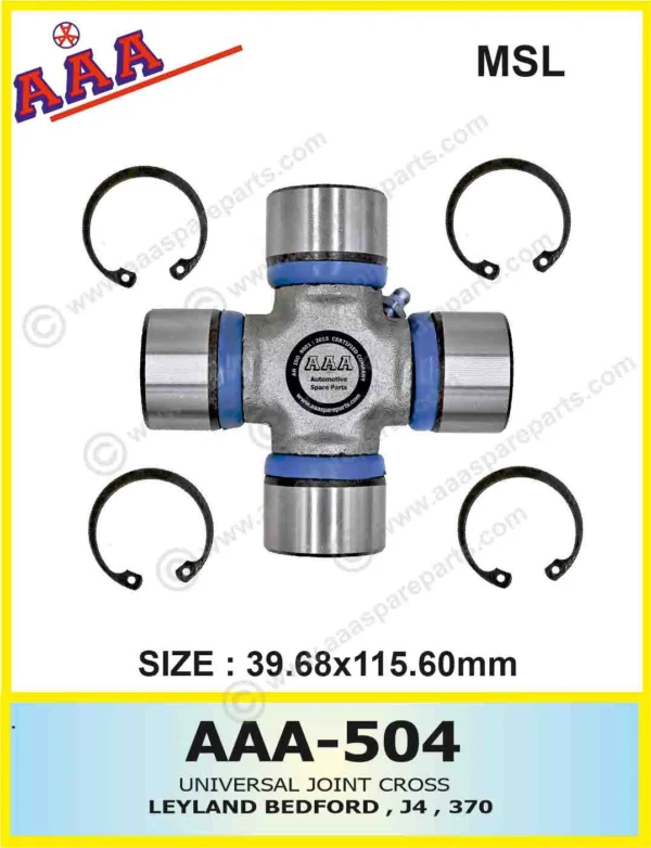 UNIVERSAL JOINT CROSS-LEYLAND 370/ J-4/ BEDFORD/ SHAKTIMAN O/L MSL