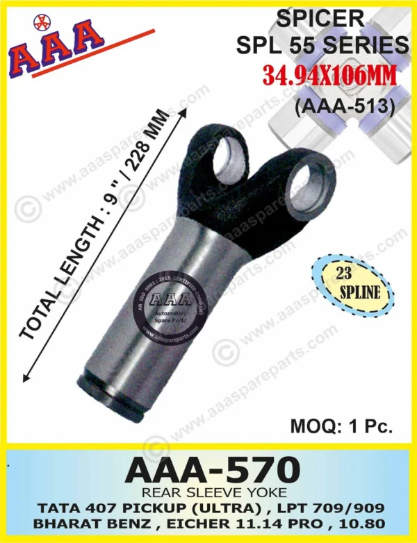 S.Y. TATA 407 PICK UP(ULTRA),LPT 709 /909, BHARAT BENZ ,EICHER 11.14 PRO [KEY TYPE]