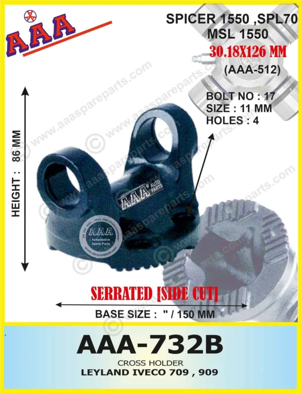 C.H TATA LEYLAND IVECO SERRATED BASE